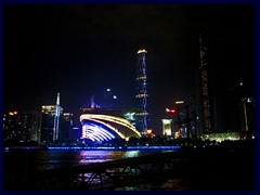 Zhujiang New Town skyline by night.